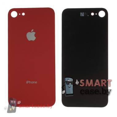 Стекло задней крышки, корпуса IPhone 8 (Красное)