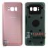 Задняя крышка, стекло для Samsung Galaxy S8 G950 со стикером OEM (Розовое золото)