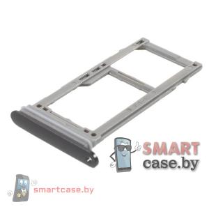 Лоток СИМ карты + карты памяти Samsung Galaxy S9, S9 Plus OEM (Серый)