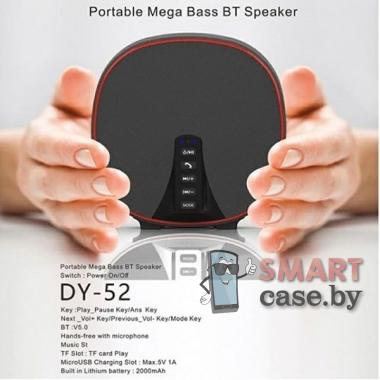 Портативная колонка Profit DY52 Bluetooth + FM + USB + TF Card + Handsfree (Чёрная)