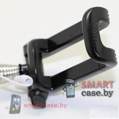 Монопод (палка для селфи) KJstar Z06-4 с проводом (Черная)