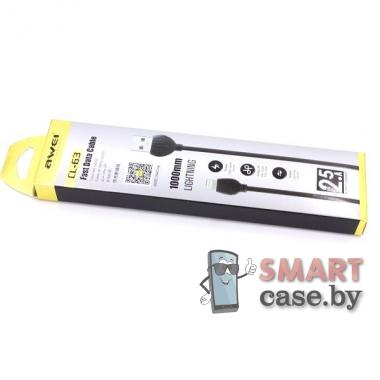 Дата-кабель USB - Type C Awei CL-62 100 см, 2.5 А (чёрный)