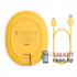 Беспроводное зарядное устройство Baseus Jelly WXGD-01 15W (Жёлтое)